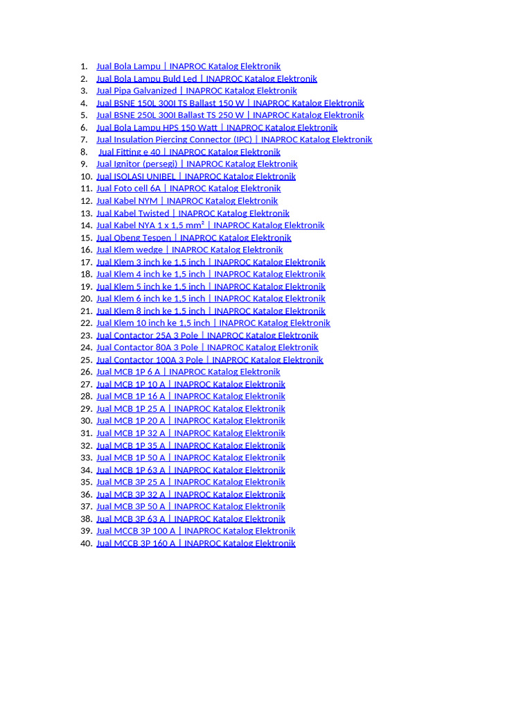 Katalog Elektronik INAPROC 2023 | PDF