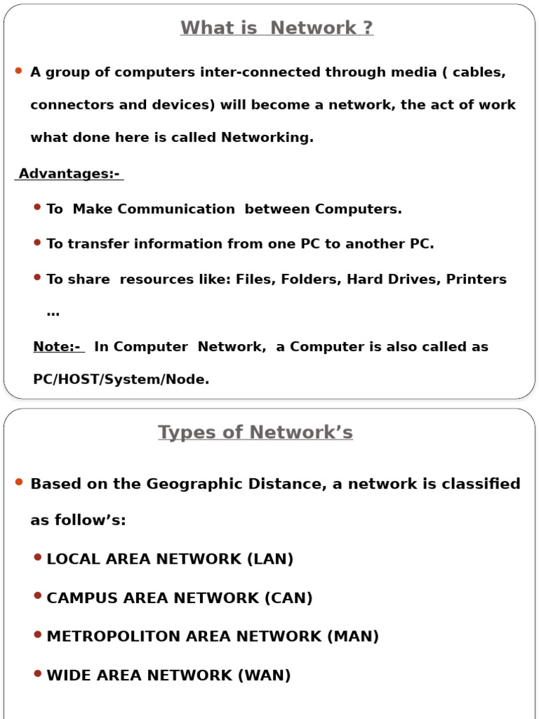 Understanding Computer Networks and OS | PDF | Computer Network ...