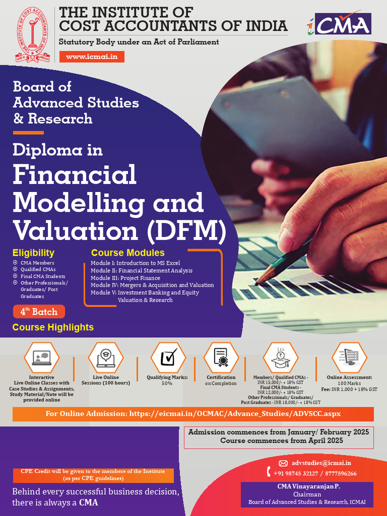 DFM Course Prospectus 2025 | PDF | Business | Accounting