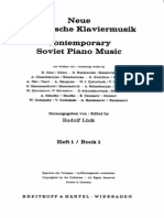 Neue Sowjetische Klaviermusik Gerig Book 1
