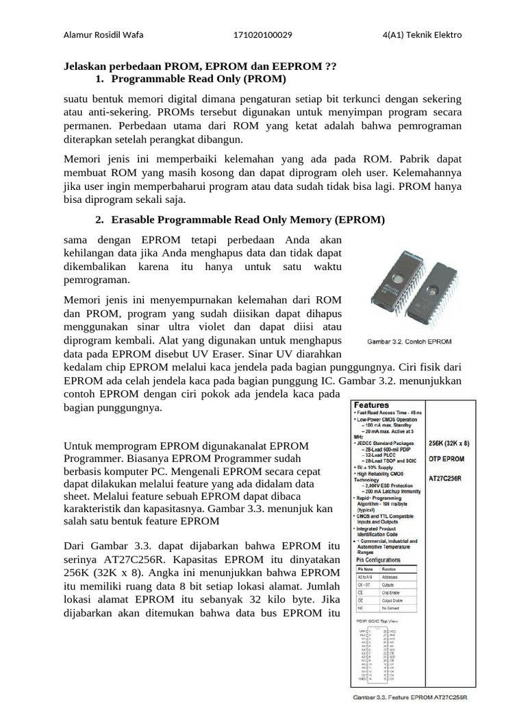 Jelaskan perbedaan PROM | PDF
