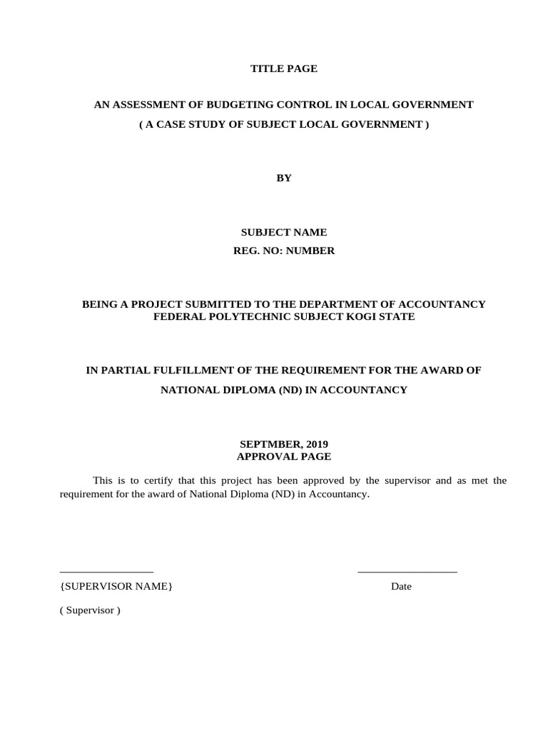 Budgeting Control in Local Government | PDF | Budget | Expense