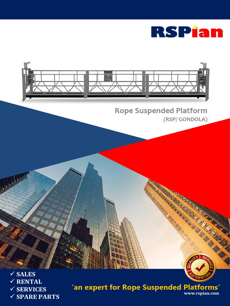 RSP Gondola: Sales, Rental, and Parts | PDF | Electric Motor ...
