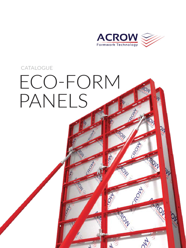 Acrow Eco-Form Panels Catalogue | PDF | Architectural Elements ...