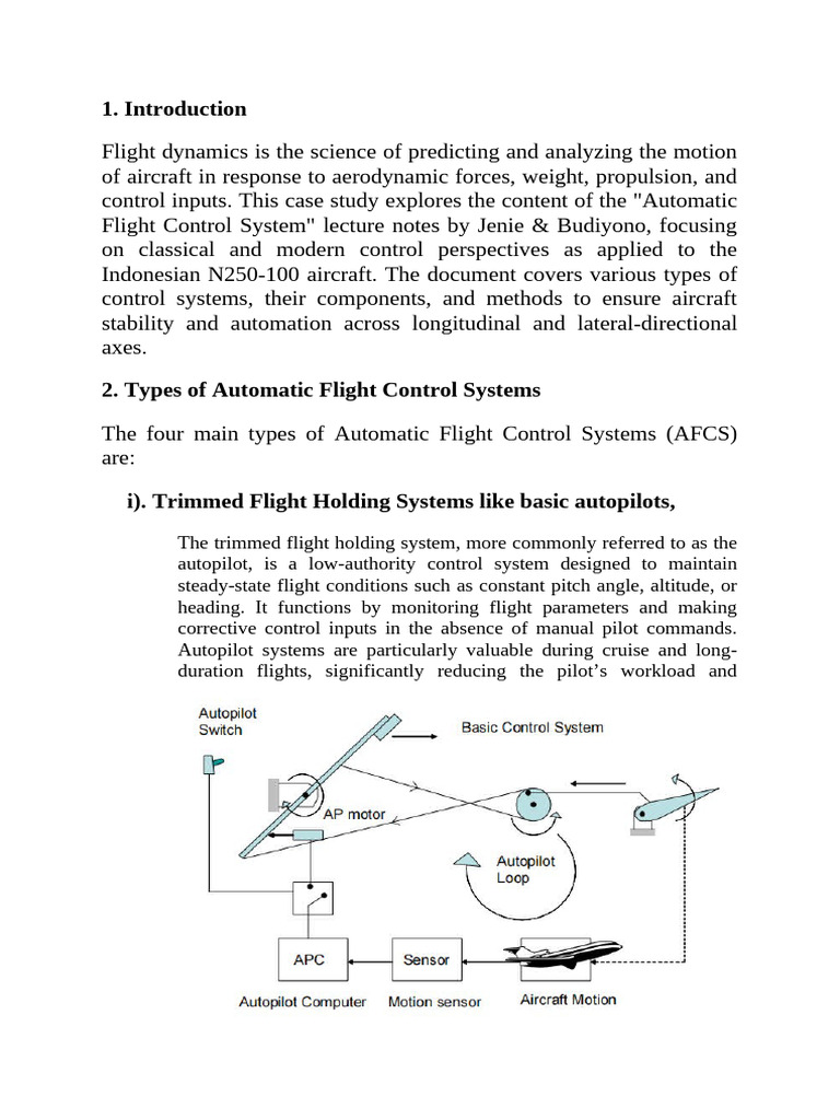 N250 Automatic Flight Control Overview | PDF | Aircraft | Aerospace