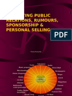 pr, publicity & sponsorship 2008