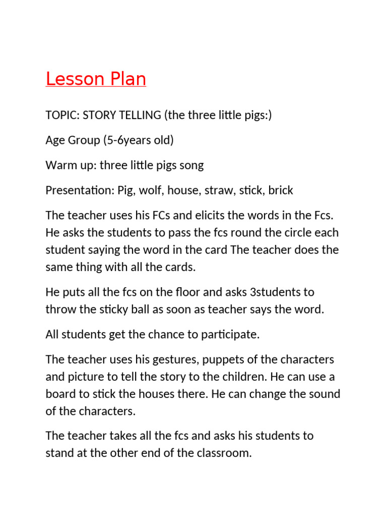 Lesson Plan 2 | PDF