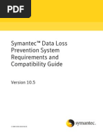 Symantec DLP 10.5 System Requirements Guide