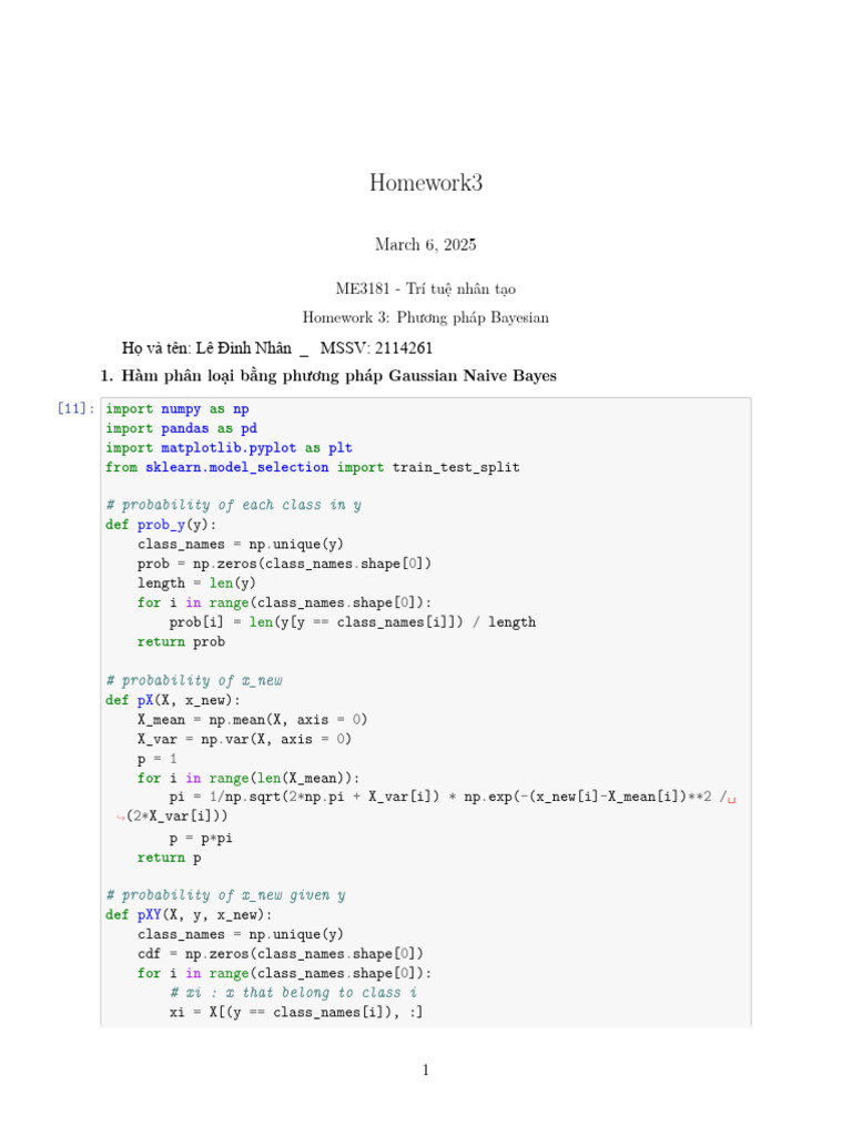 Homework 3 | PDF