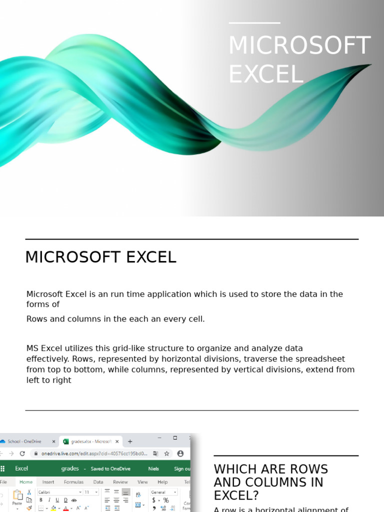 Microsoft Excel Data Organization Guide | PDF | Microsoft Excel | My Sql