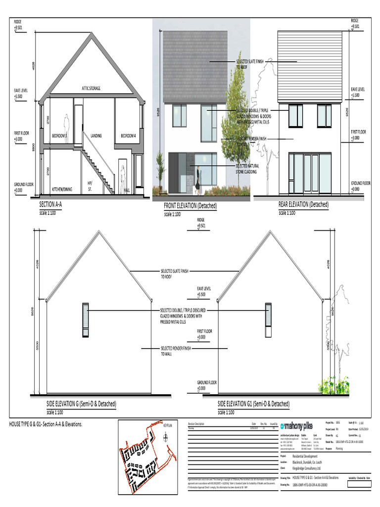 1806-OMP-HTG-00-DR-A-XX-20000 - HOUSE TYPE G & G1 - Section A-A ...