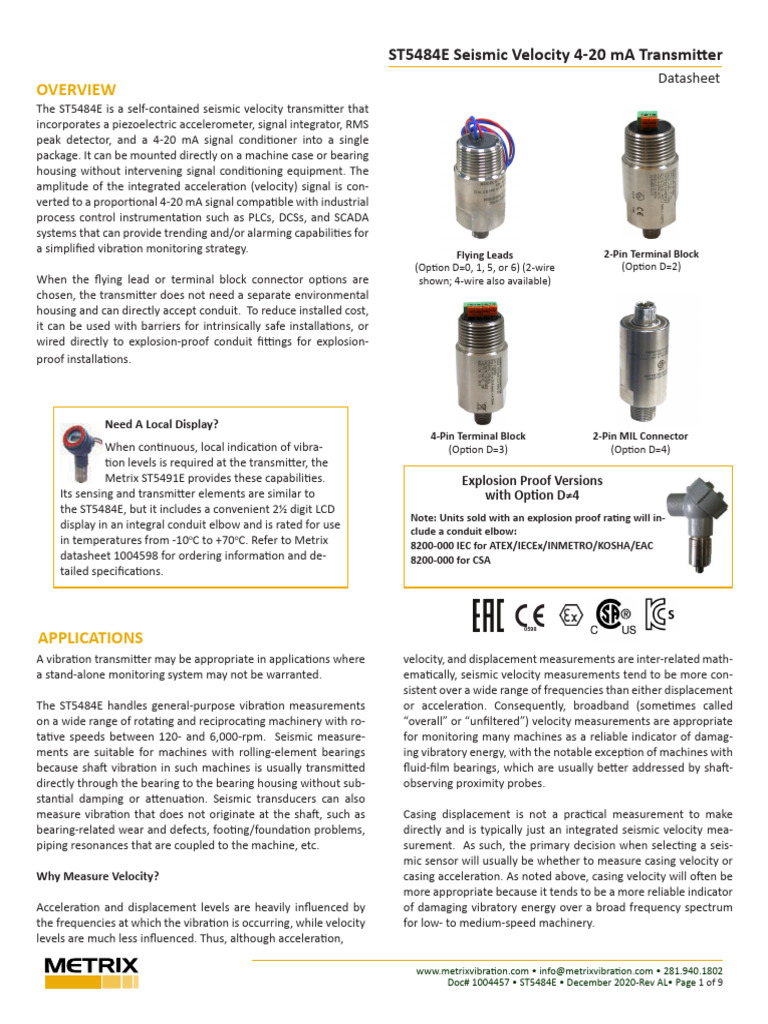 ST5484E-151-05-2-0-0-0 Datasheet | PDF | Low Pass Filter | Electrical ...