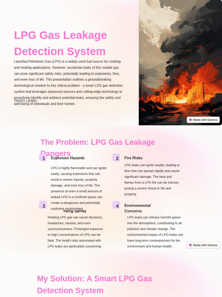 Smart LPG Gas Leak Detection System | PDF | Liquefied Petroleum Gas ...