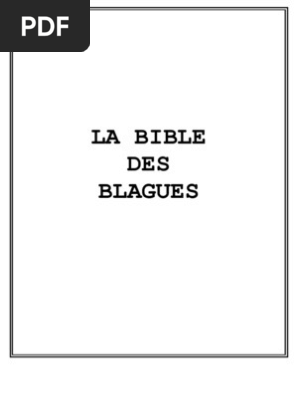 La Bibles Des Blagues Pdf Medecin Ours
