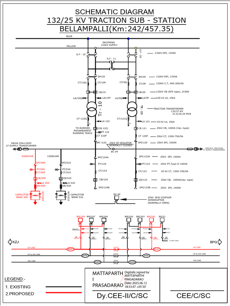 25kV LT Supply Transformer Schematic | PDF | Electricity | Electric Power