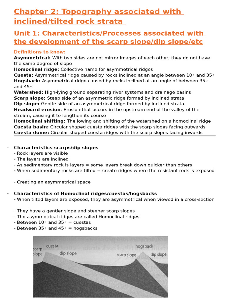Geogrpahy Summaries - Term 2 - Chapter 2 | PDF | Physical Geography ...