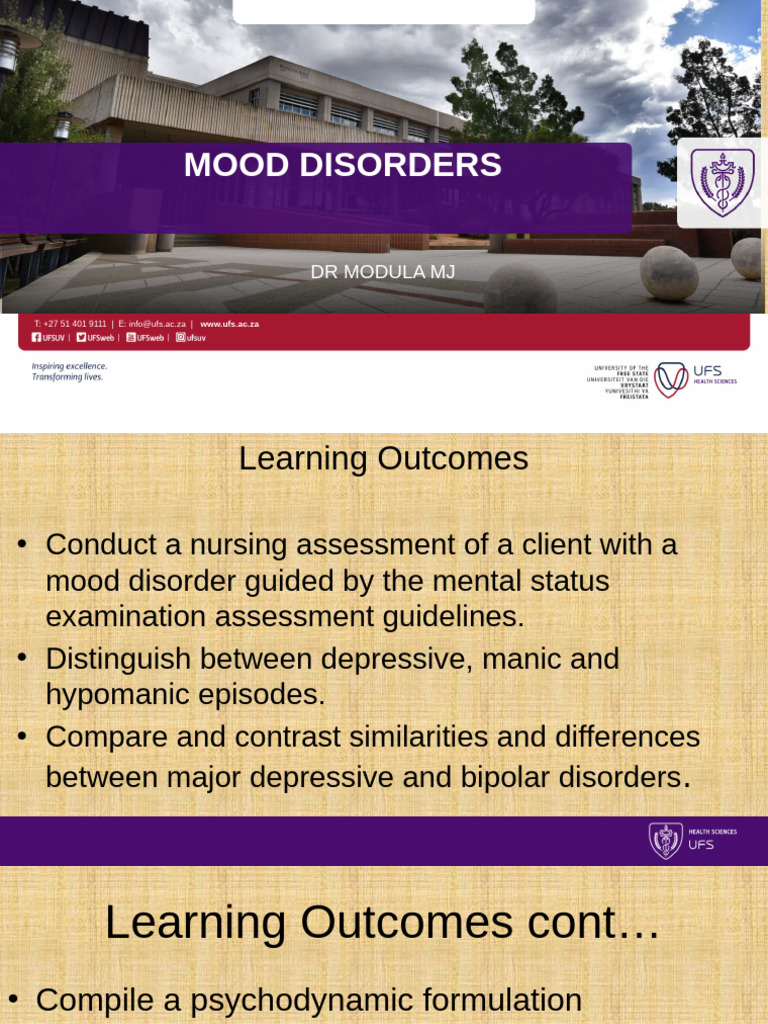 Nursing Care for Mood Disorders | PDF | Bipolar Disorder | Major ...