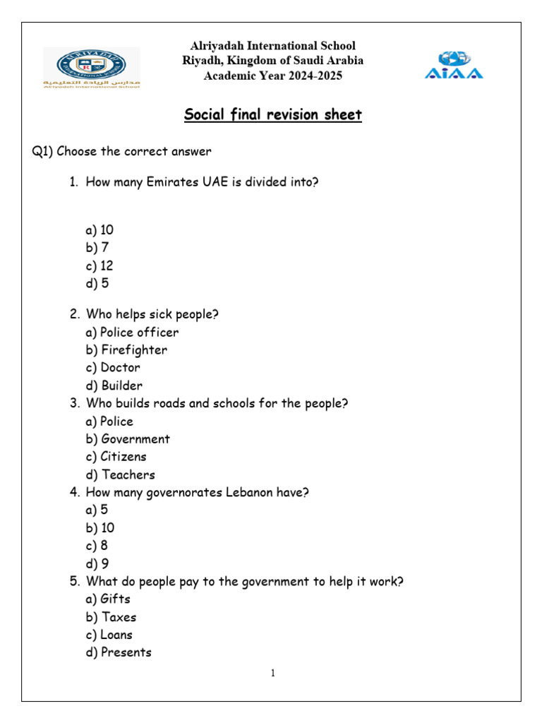 Gr 2 Final Revision Sheet Pdf Riyadh Chess