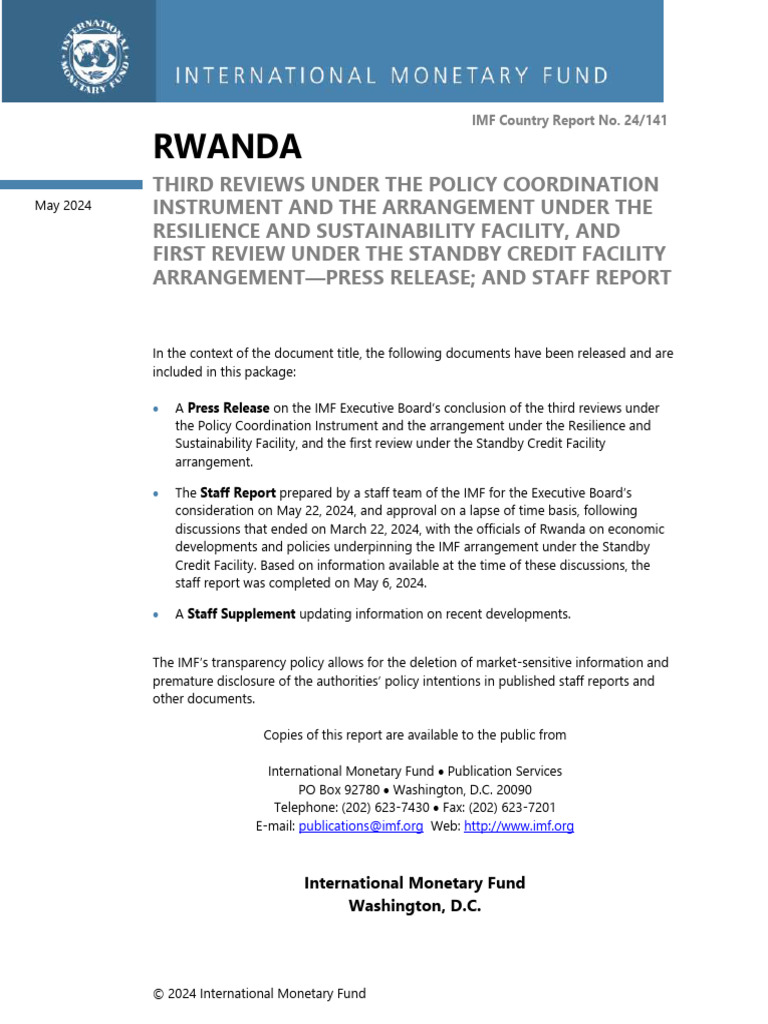 1RWAEA2024001 | PDF | Government Budget Balance | Monetary Policy
