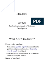 Standards for Software Development and Communication