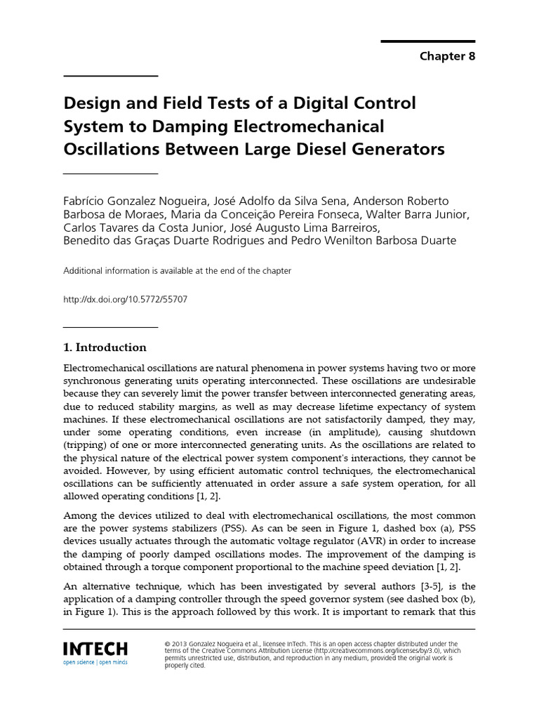 Digital Control for Damping Diesel Oscillations | PDF | Control Theory ...