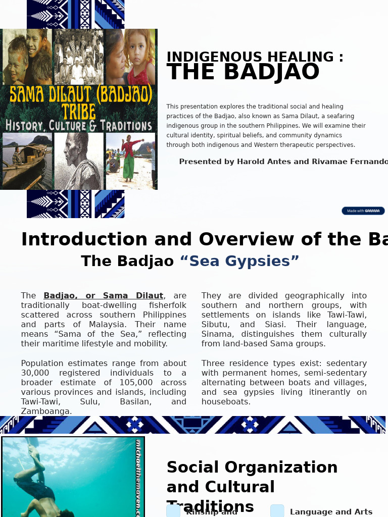 Badjao Indigenous Healing Practices | PDF