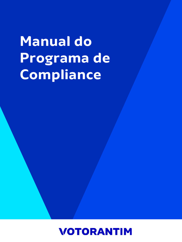 Manual do Programa de Compliance Votorantim | PDF | Conformidade ...