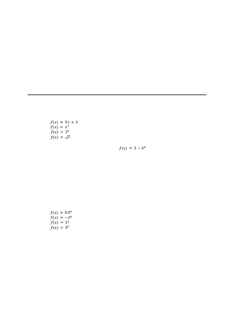 Exponential Functions Worksheet for Grades 11-12 | PDF | Exponential ...