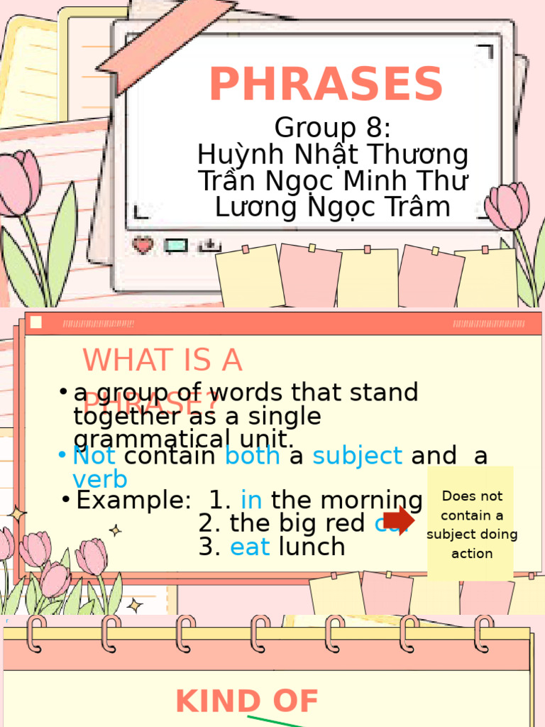 Understanding Types of Phrases | PDF | Adverb | Adjective