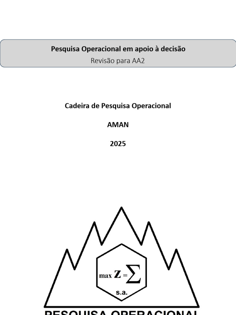 Aula Revisão AA2 | PDF | Matemática | Ciência da Computação Teórica