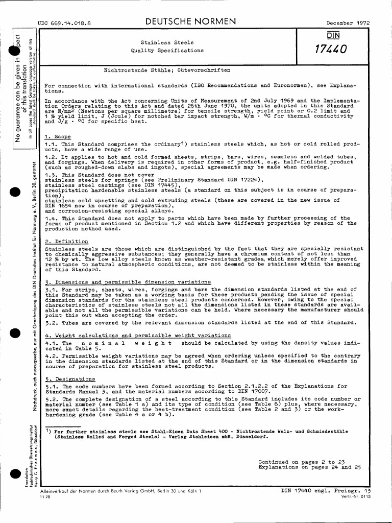 Din 17440 | PDF