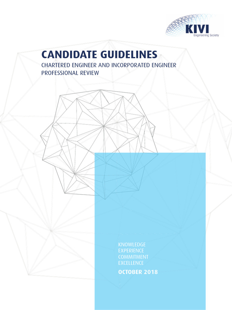 Chartered Engineer Review Guidelines | PDF | Mentorship | Engineer