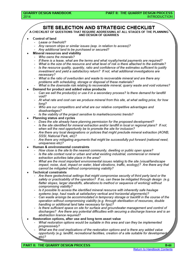 18 A Quarry Design Handbook 2014 (041 045) | PDF | Risk | Risk Assessment