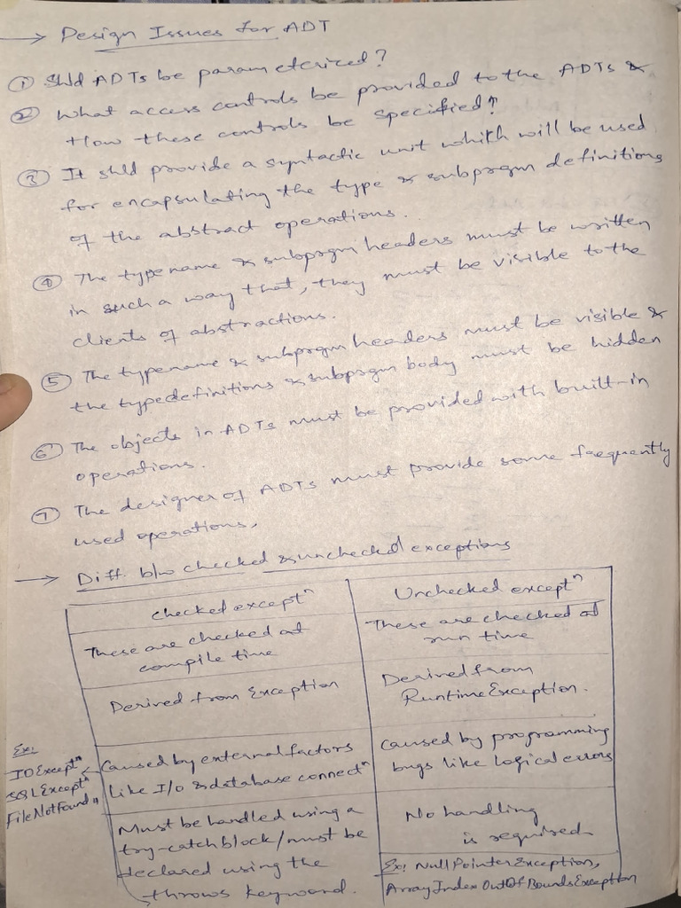 PPL Mid2 Answerbank | PDF