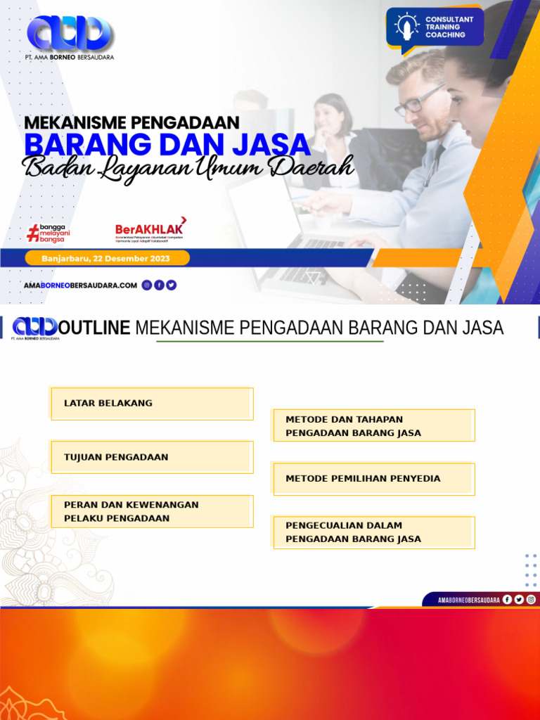 Mekanisme Pengadaan Barang dan Jasa | PDF