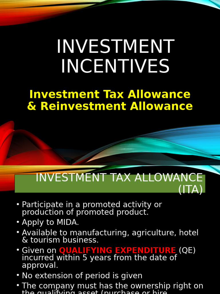 Tax Incentive ITA - RA 2025 | PDF | Taxes | Payments