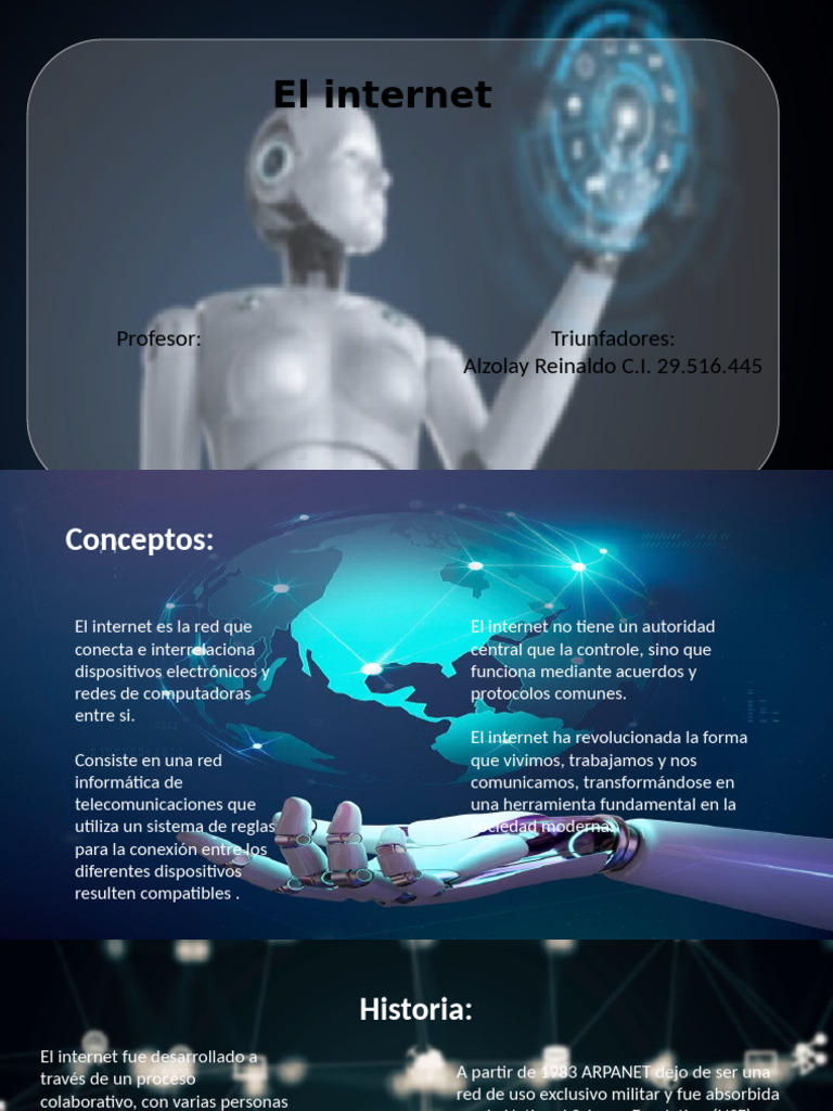 El Internet | PDF | Internet | Red de computadoras