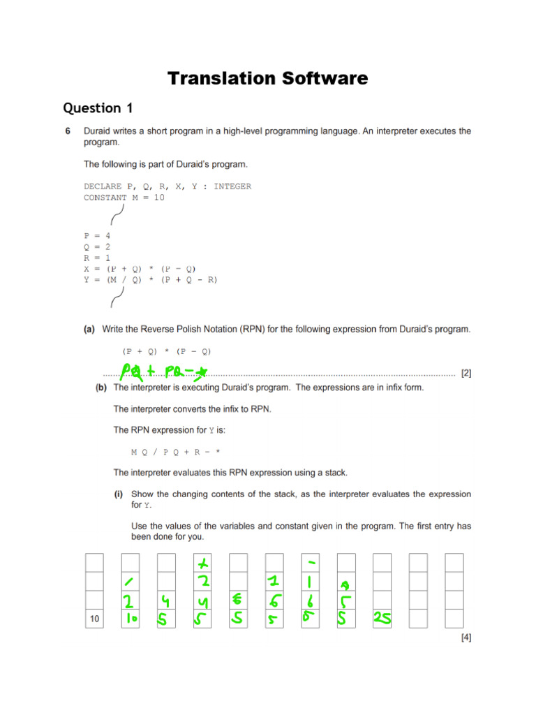 Translation Software Code Evaluation Guide | PDF
