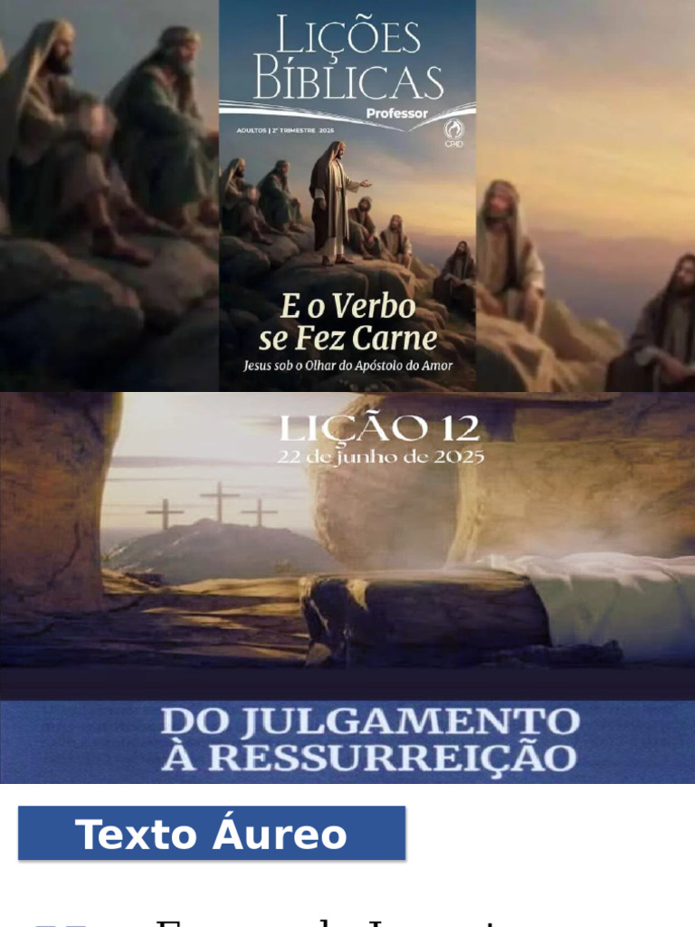 Lição 12: Julgamento e Ressurreição | PDF | Ressurreição de Jesus | Jesus