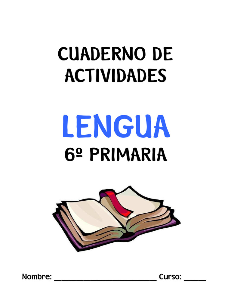 Cuaderno de Actividades: Lengua | PDF | Artes del Lenguaje y Comunicación
