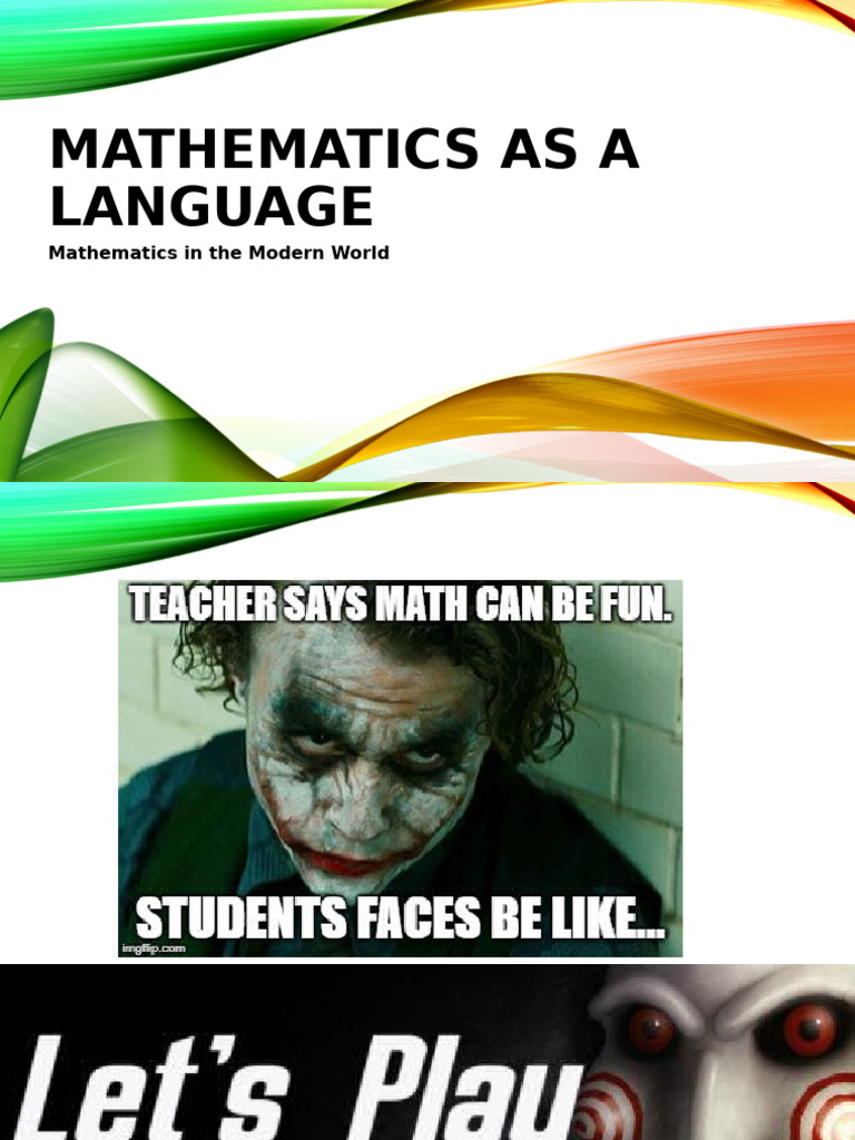 Mathematics as a Language Explained | PDF | Multiplication | English ...