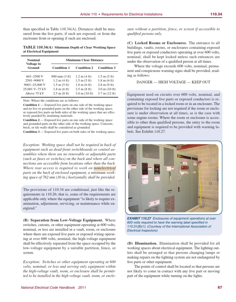Pages From NEC 2011 Hand Book | PDF | High Voltage | Lighting
