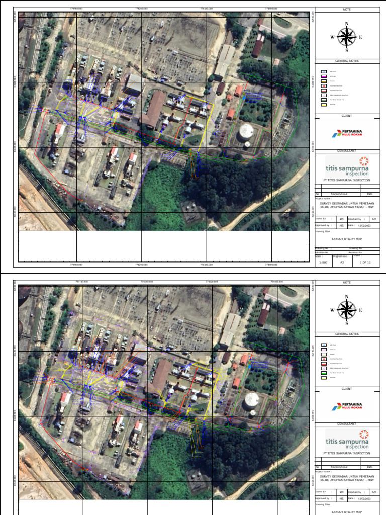 Layout GPR Utilitas - MGT | PDF