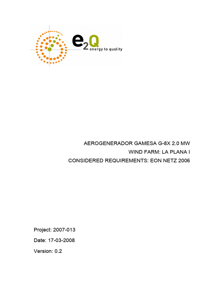 Low Voltage Ride Through Testing Report | PDF | Electric Generator ...