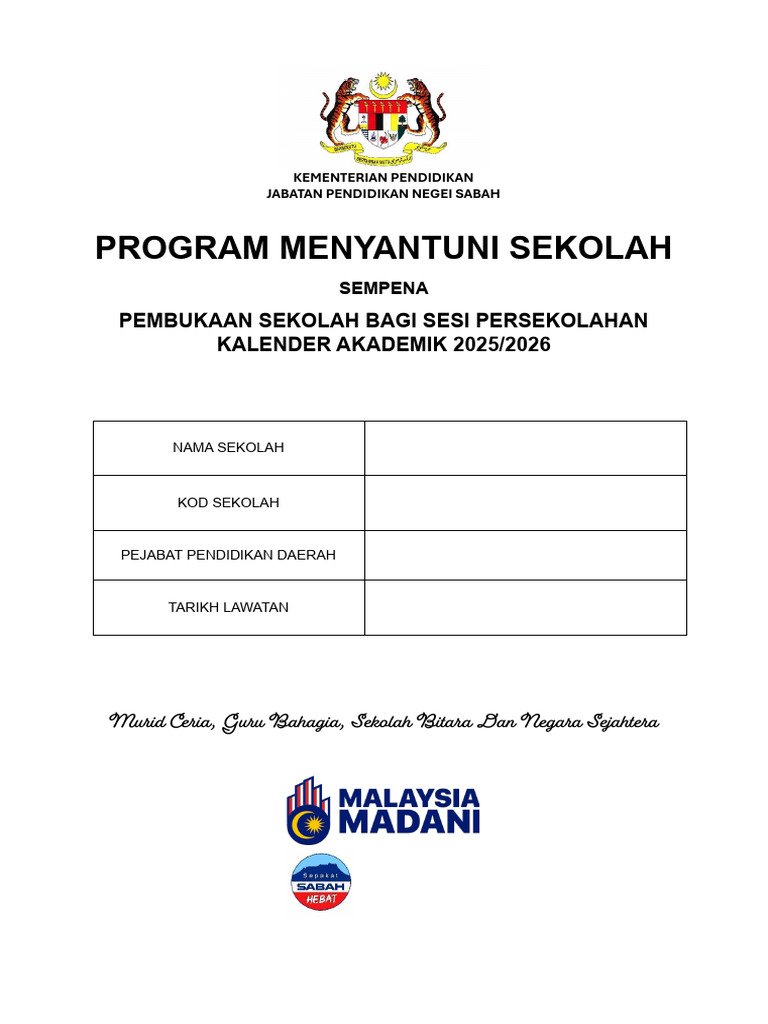Borang PPD KK | PDF