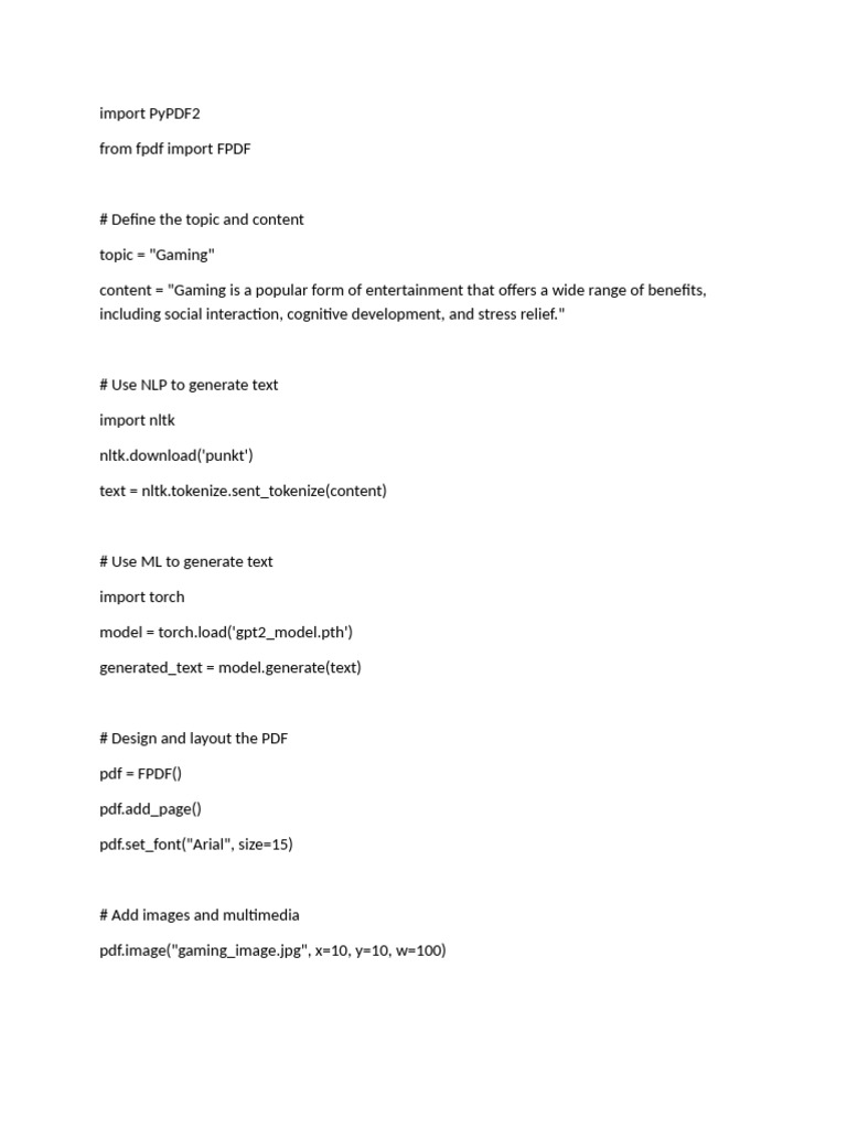 Creating PDFs for Gaming Content | PDF