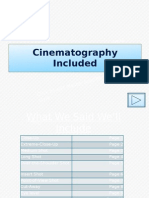Cinematography Included: It Ma Ster S Ubtit Le