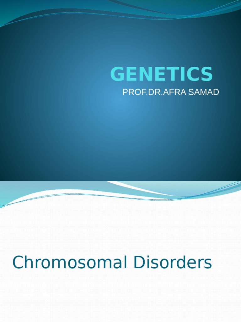 Understanding Chromosomal Disorders | PDF | Down Syndrome | Ploidy