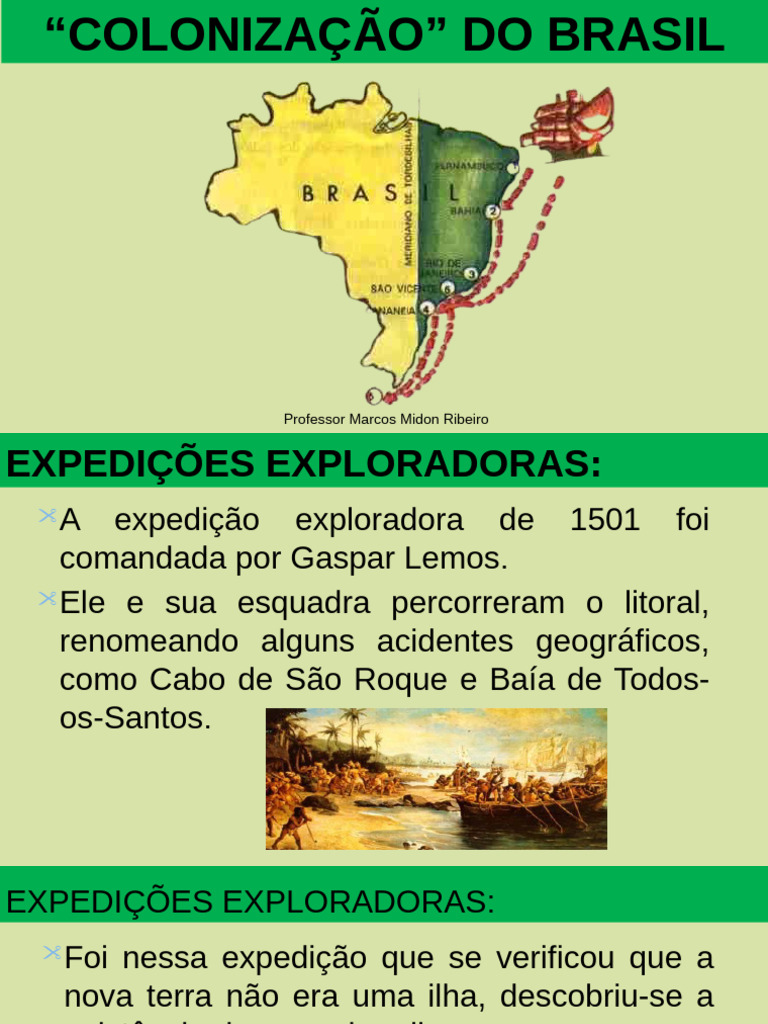 Colonização Do Brasil | PDF | Brasil