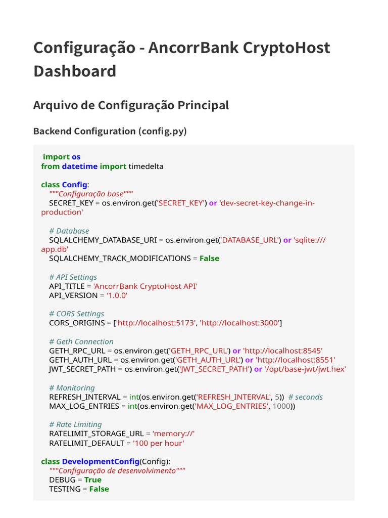 AncorrBank CryptoHost Configuration Guide | PDF | Software Engineering ...
